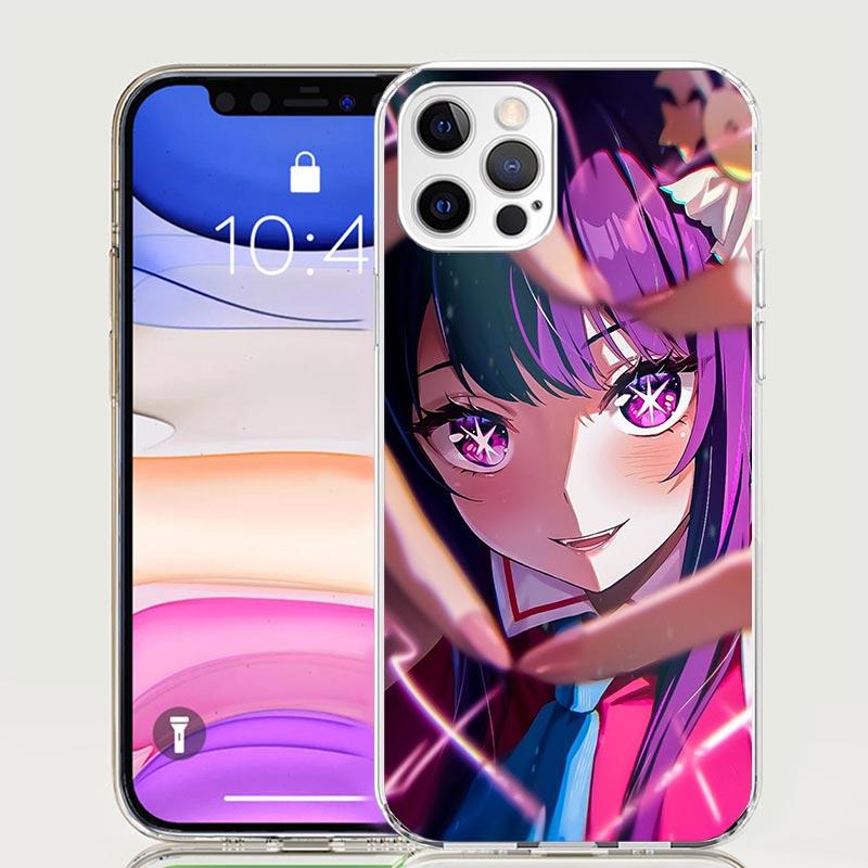 Oshi No Ko Phone Case For iPhone 17 Air 16 15 Plus 11 14 Pro Max 13 Mini 12 7 8 + SE Pattern Art Customized Cover 16 15 Plus 11