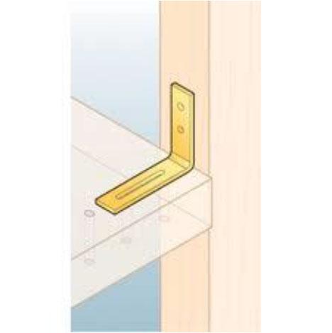 (z) Adjustable angle bracket KR1 80x60x20x4.0 (50)