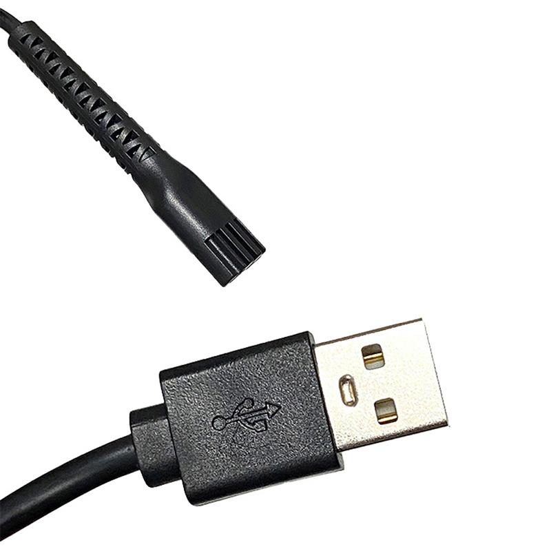 

8148/8591/8504 Электрические машинки для стрижки волос Блок питания USB-кабель для зарядки Черный