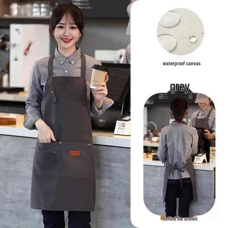 Adjustable Waterproof Canvas Kitchen Apron