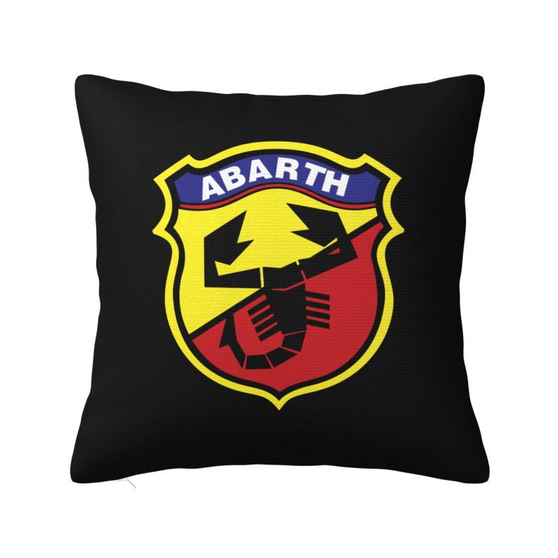 

Abarth C Cool Print Pillow Case for Home Office Car Decor Soft Cozy Pillowcase Polyester Throw Pillow Cover 18x18 Inches 30cmx30cm