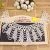 Lady False Collar Beaded Lightweight Portable Exquisite Durable Solid Color High-end Imitation Pearl Hollow Out False Collar Wedding Jewelry
