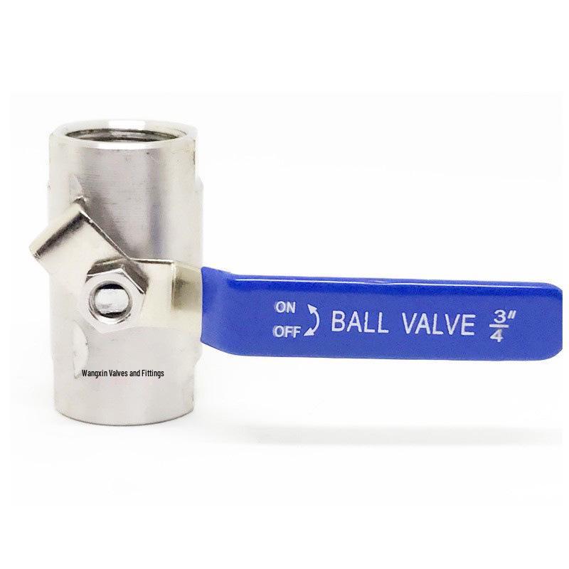 1-Inch Stainless Steel Cantonese Ball Valve, Q11F-16P Steam High Temp, Internal Threaded for Pipeline Switch.