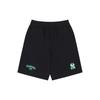 MLB New York Yankees Logo Elastischer Bund Gerade Beine Freizeitshorts Unisex Shorts Schwarz 3ASPV0143-50BKS