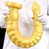 59cm Gold Silicone Extra Long Masturbator Gay Dildo Anal Plug Fisting Strap On Penis Sex Toy Big Dick Realistic Cock