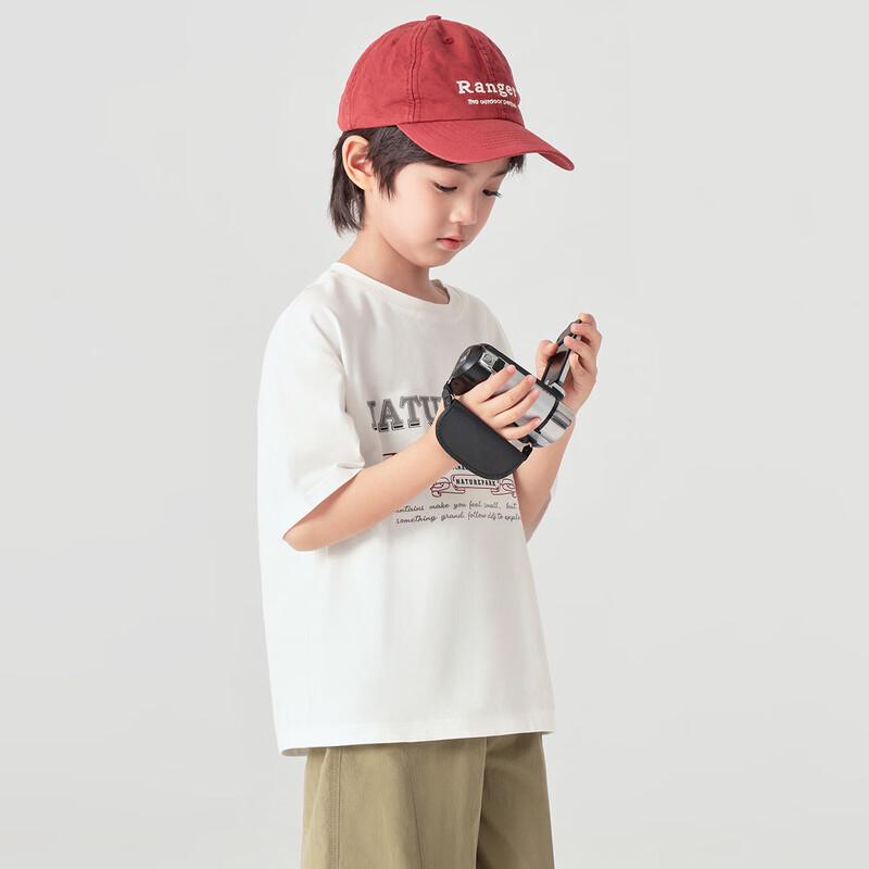 Duoduojia Boy's Cool-Touch American Print T-Shirt