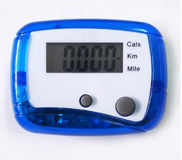 Multifunctional Dual-Button Pedometer: 10,000 Steps Counter - Available in White, Black, Red, Blue for Runners