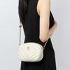 Genuine Leather Diamond-shaped Chain Small Square Bag, Cross-border Fashionable and Versatile Mobile Phone Bag, Single-shoulder Crossbody Women's Bag