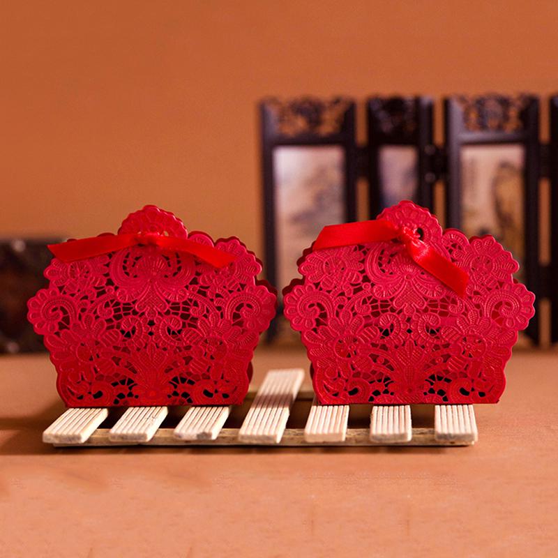 25 50 PCs Set Kreative Geschenk Fall Papier Party liefert Lagerung Zubehör Candy Box Hochzeit Gunsten