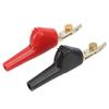 1 Set Non Stripping Test Clips with Needle PVC Cupronickel Electrical Clamps 25mm Opening