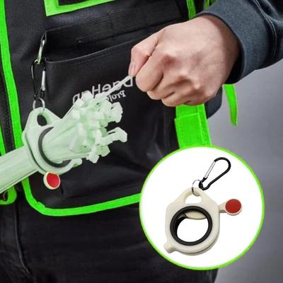 Fluoreszierender Kabelbinder-Organizer Aufbewahrung Kabelbinderhalter Tragbares Kabelbinder-Aufbewahrungswerkzeug Kunststoff-Kabelbinder-Organizer