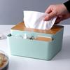 Tissue Box Cover PP Fiberboard Simple Fashionable Facial Paper Dispenser Box for Bedroom Living Room Kitchen