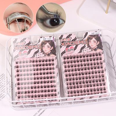 5/10 Rows Individual Eyelashes Diy Segmented Manga Natural Eyelash Clusters Lashes Extensions Soft False Eyelashes Korean Makeup