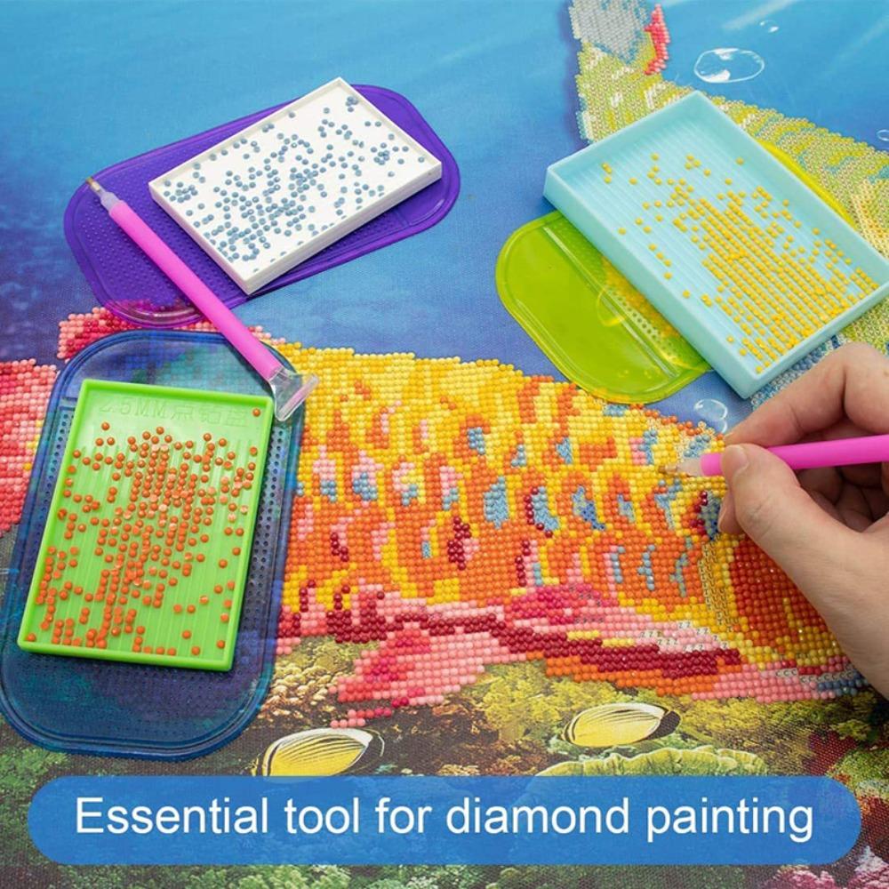 Embroidery Accessories Holding DIY Gel Pads Sticky Mat  Painting Tool  Tray Holder