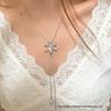 Zircon Snowflake Tassel Necklace: Autumn-Winter Women's Fashion Choker