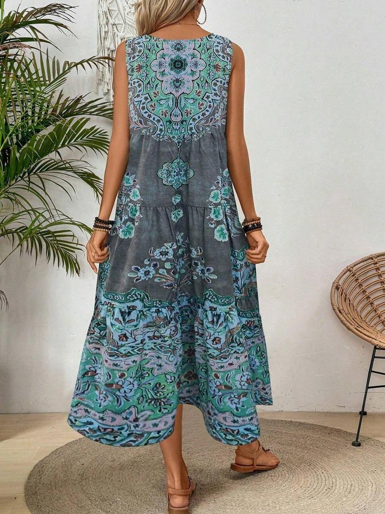 Plus Size Bohemian Elegantes Damenkleid Sommerurlaub Strand Sommerkleid Koreanische Damenkleidung Schlanke lange Kleider