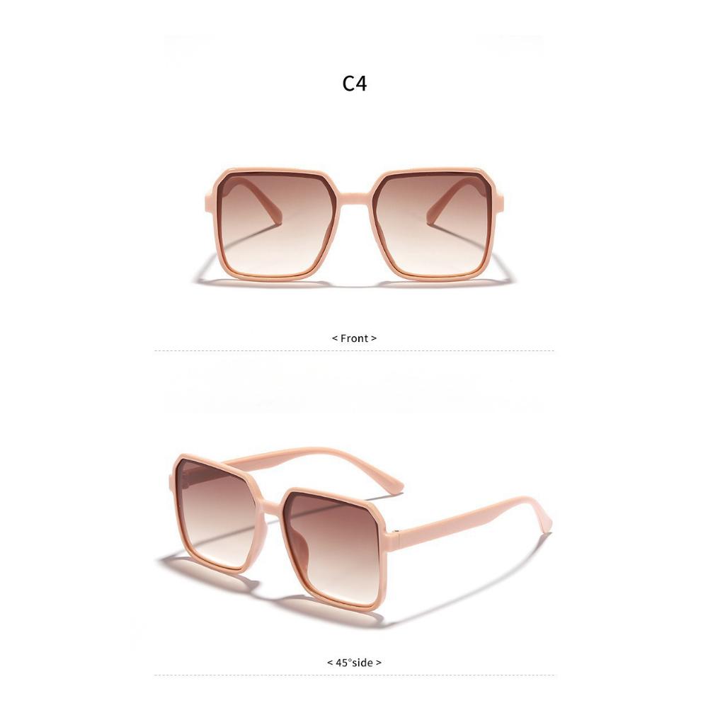 New fashion sunglasses women's square sunglasses plain and versatile ins simple classic sunglasses