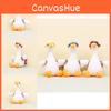 Porte-clés Peluche Mignonne Oie Blanche Poupée Canard Dessin Animé Accessoire Sac à Dos