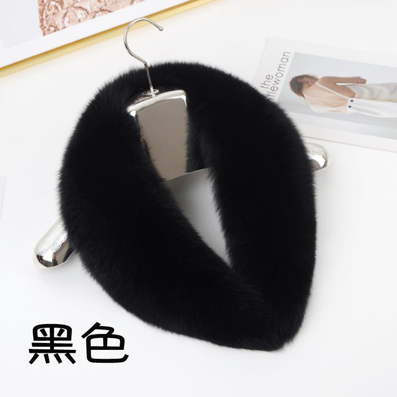 Real Fox Fur Collar Women Winter Natural Fur Scarf Fluffy Fur Shawls For Women Collars Men Coat Large Size Neck Warmer Scarves