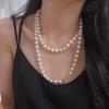 Retro Autumn And Winter Natural Freshwater Pearls Gypsy Stars, A Variety Of Wearing Methods, Sweater Chain, Necklace, Neck Chain, Atmosphere