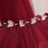 Children's Satin Mesh Tutu Skirt Princess Dress - Formal Wedding Flower Girl Attire