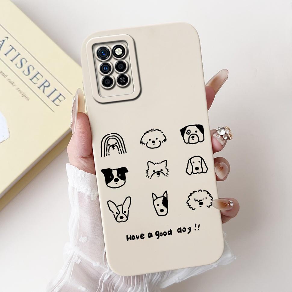 For Infinix Note 10 Pro Case X695 X695D Beautiful Flower Soft Silicone TPU Phone Cover For Infinix Note 10 Note10 Pro Case Funda