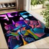 Urban Neon Fashion Carpet Rug Soft Washable Antislip Home Living Room Sofa Mats Personalized Christmas Rug
