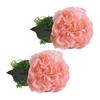 Flower Curtain Buckles, Decorative Contemporary Styles Curtain Tie with Large Flower Adjustable Korean Pink