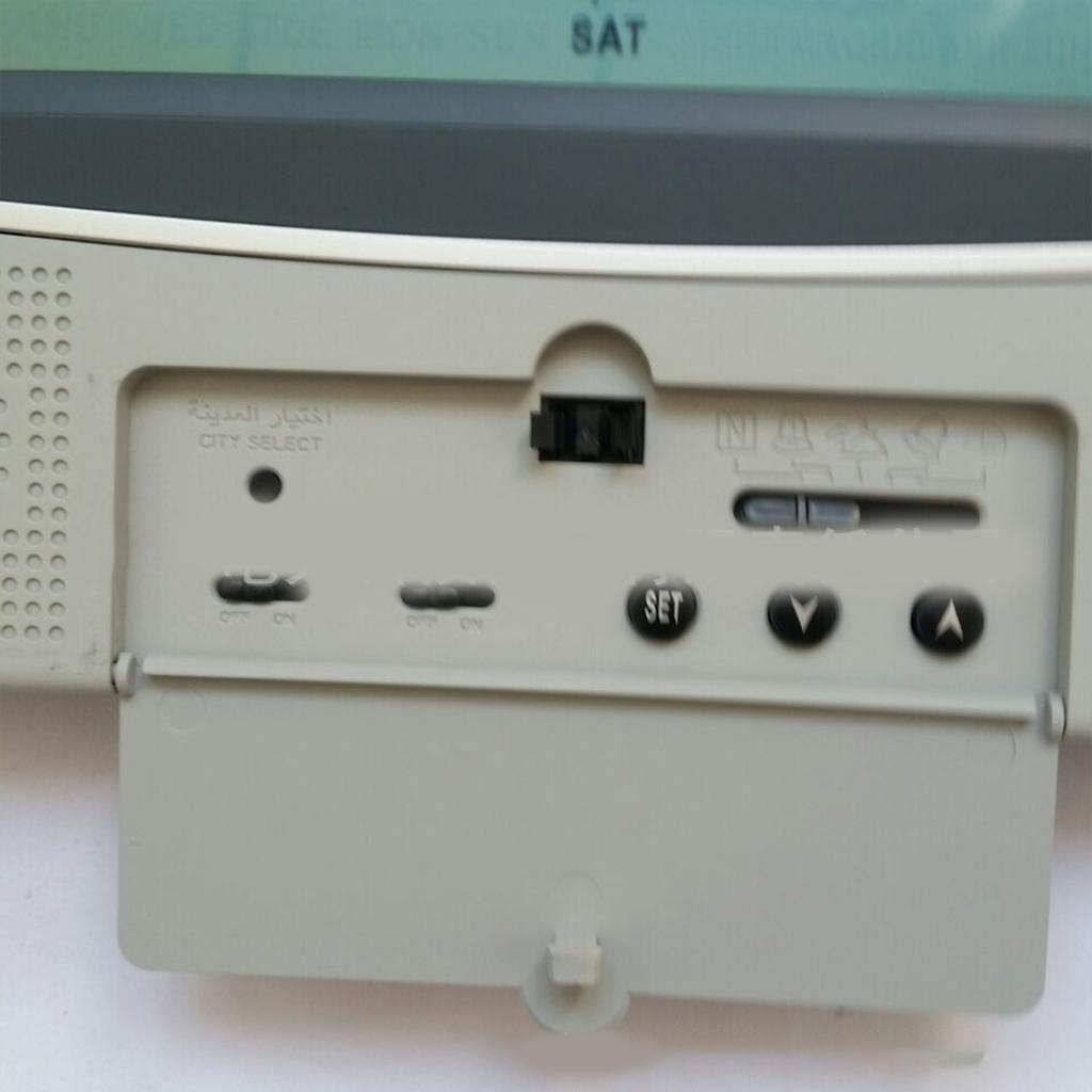 Decorative Azan Clock Calendars Muslim Prayer Desk Alarm Clock Digital Reminder Decorative Automatic Digital Alarm Clock