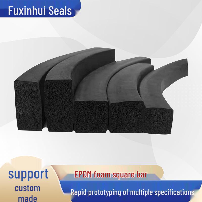 

Черное прямоугольное губчатое резиновое уплотнение из EPDM для корпуса шкафа Other sizes