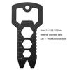 Multitool Klucz Wielofunkcyjny Nierdzewny Jednoczęściowa Konstrukcja EDC Narzędzie Outdoorowe Kempingowe z Wyciągaczem do Gwoździ Kluczem do Wspinaczki Górskiej
