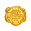 10Pcs Embossed Seal Stickers Adhesive Seal Decals for Wedding Invitations, Envelope, Birthday Valentines Christmas Card