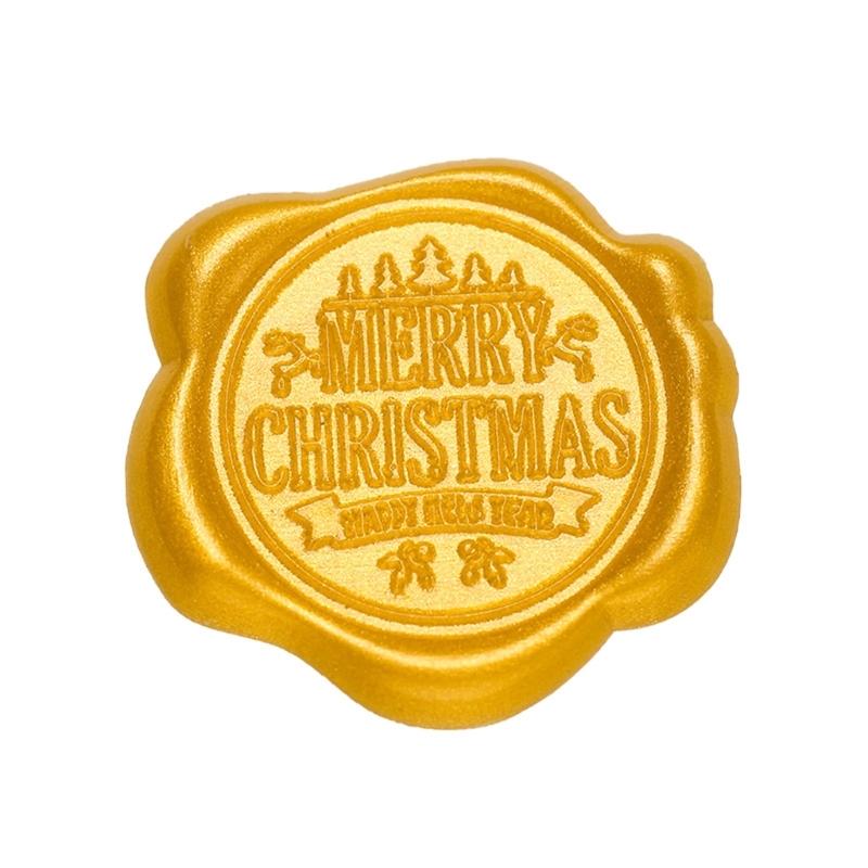 10Pcs Embossed Seal Stickers Adhesive Seal Decals for Wedding Invitations, Envelope, Birthday Valentines Christmas Card