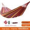 Canvas Hammock for Camping - Anti-rollover Design, Single/Double Person, Outdoor Swing with Curved Support