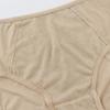 Women Plus Size Breathable Hip-Hugging Panties Mid Waist Print Solid Color Sexy Comfortable Brief L 1Xl 2Xl 3Xl 4Xl 5Xl