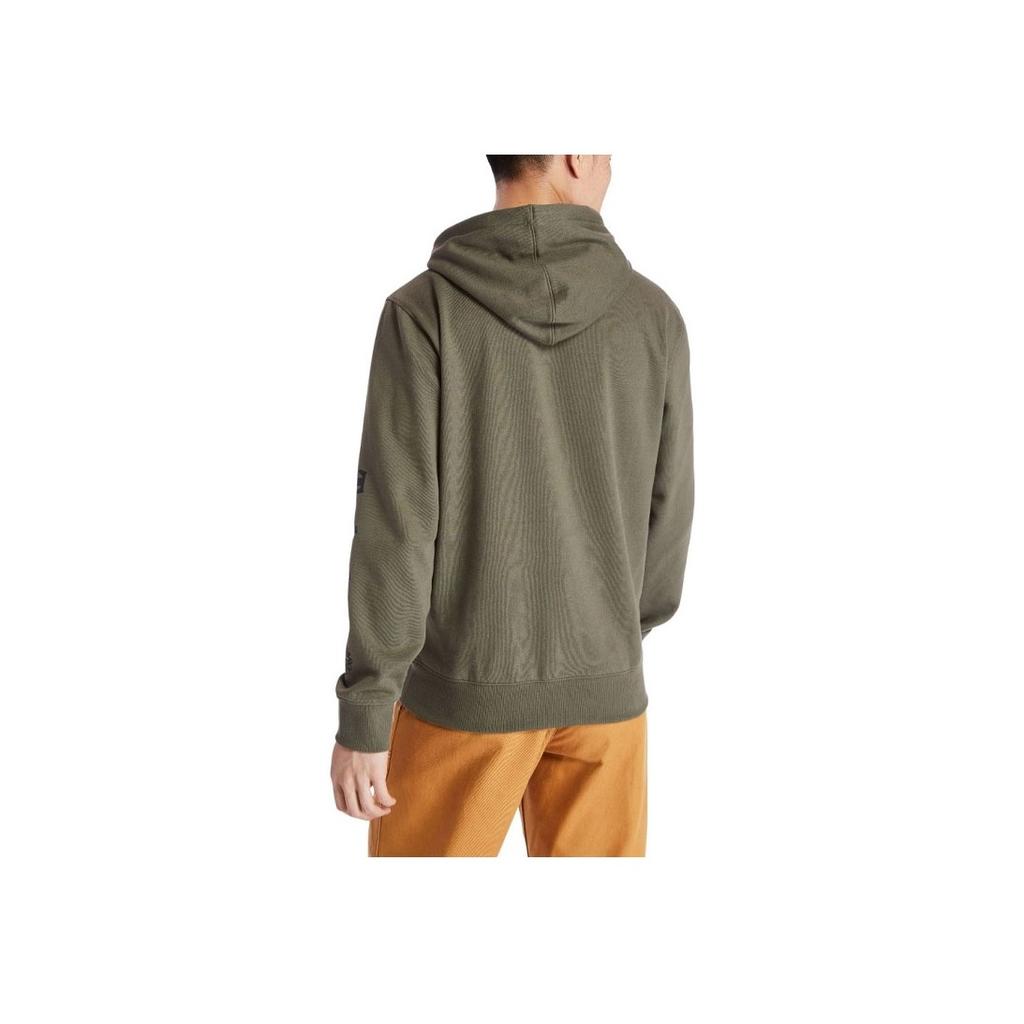 Timberland Camouflage Print Casual Fleece Hoodie Men hoodies Green A2CN5-A58