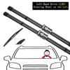 For Geely Geometry C     2024 Front Rear Set Wiper Blades Windows Replacement Cleaning Window Car Accessories