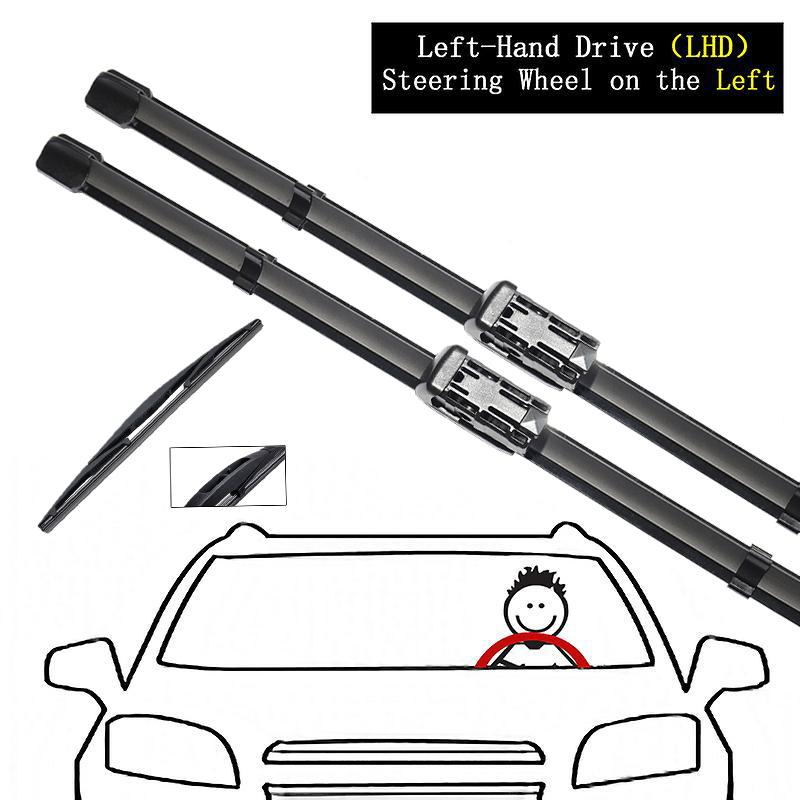 For Geely Geometry C     2024 Front Rear Set Wiper Blades Windows Replacement Cleaning Window Car Accessories