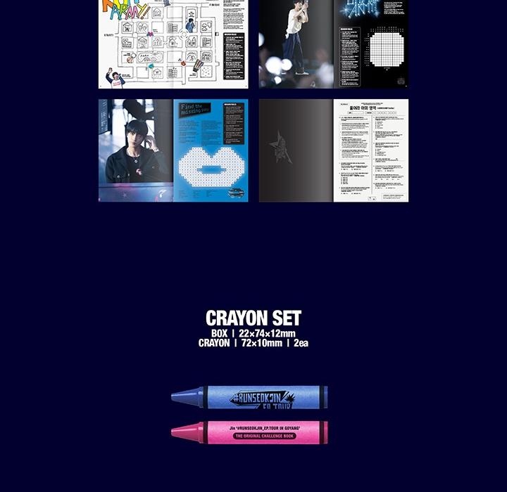 (JIN CHALLENGE BOOK) Jin (BTS) - '#RUNSEOKJIN_EP.TOUR In GOYANG' The Original