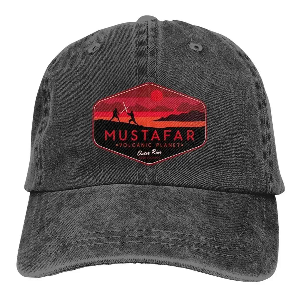 Mustafar Baseball Caps Stuff Casual Distressed Cotton Dad Hat for Men Women Activities Adjustable Fit