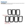 Car Grille Engine Hood Decoration Cover Stickers For Jeep Grand Cherokee 2017-2020 ABS Car Exterior Accessories