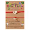 Mother Day Bracelet Dinosaur Element Handmade Heart Pendants Adjustable Size Women Wristband Meaningful