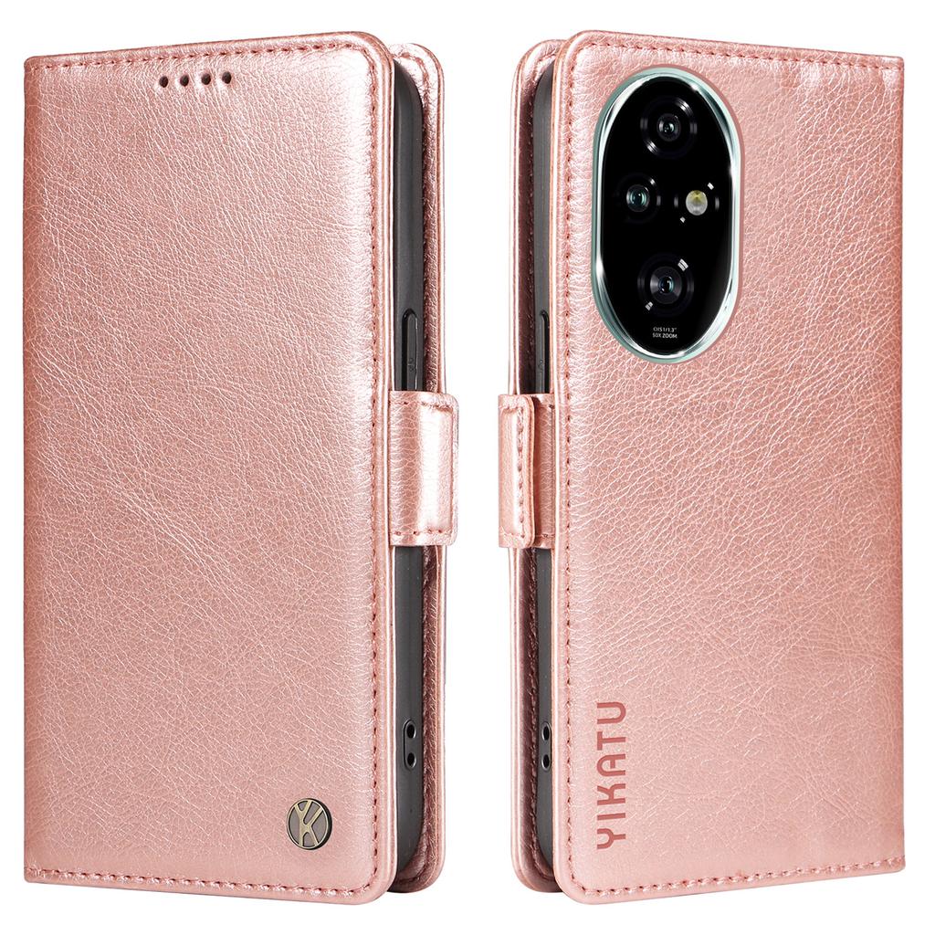 YIKATU YK-007 For Honor 200 Pro 5G PU Leather Stand Phone Case Wallet Anti-Scratch Phone Cover