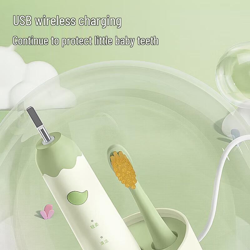 FLYCO Children's Sonic Electric Toothbrush CN plug (adapter included)