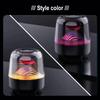 LED Multicolor Ambient Speaker with TWS Pairing – Portable Bluetooth Sound System with TF Card Slot for Christmas Decor