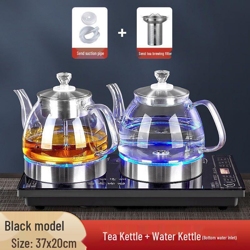Fully Automatic Tea Set: Integrated Teapot, Water Filling, & Kettle for Home Use