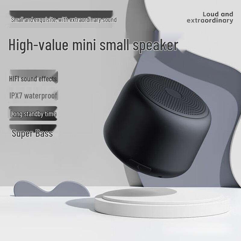 Bluetooth Mini Speaker with High-Quality Bass, Stylish Gradient Color, and Wireless Audio.