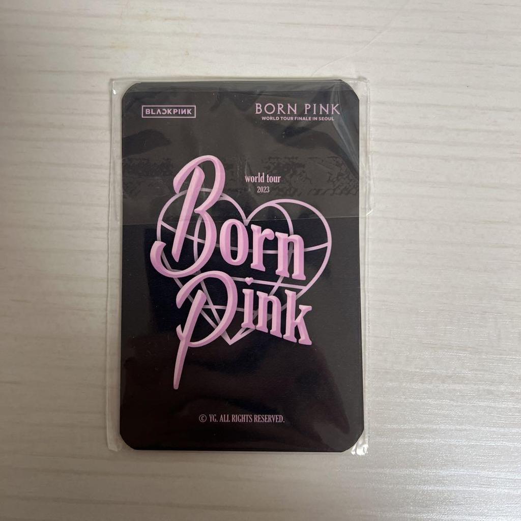 [USED] Official BLACKPINK BORN PINK Jisoo Trading Card