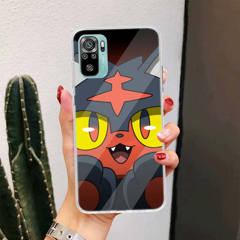 Pokemon Pikachu Anime pro Xiaomi Redmi Note 10S 10 11S 11 9S 9 8T 8 Pro Pouzdro na telefon 11T 5G 11E 9T 7 6 5 5A 4X Fundas Cover Coque
