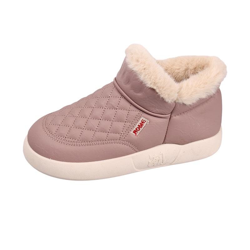 Waterproof bag and cotton slippers women's autumn and winter 2025 new velvet thickened warm outer wear cotton shoes women's snow boots